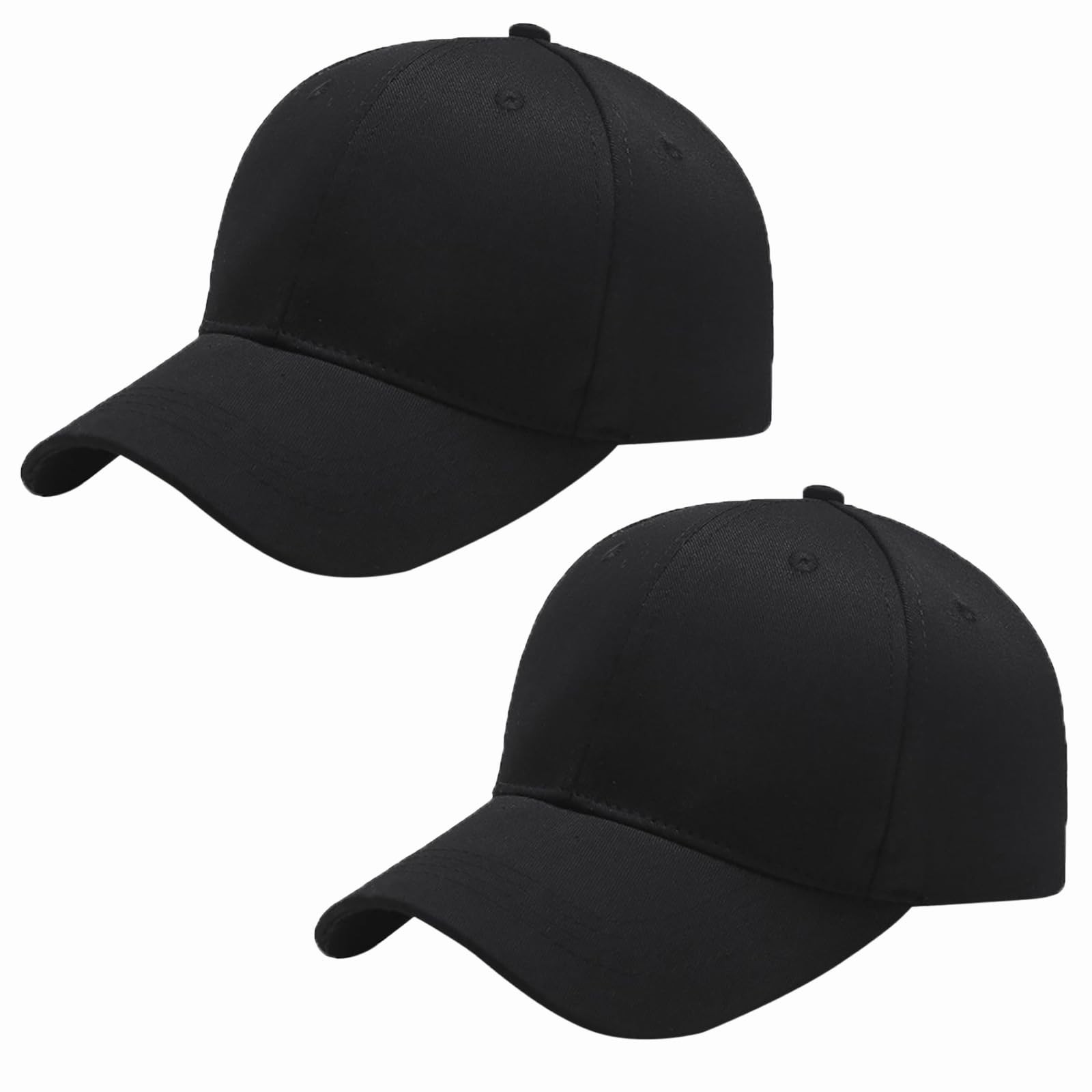 ATSNOSH 2 pièces Casquette de Baseball pour Homme et Femme, été (F2U)