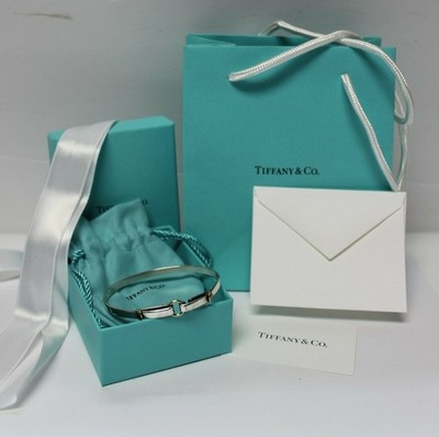 Tiffany & Co Sterling Silber Armband Armreif 18k Gold Kreis 925 750 Bicolor (Z
