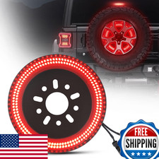 BORDAN LED 3rd Third Brake Light for Jeep Wrangler JL Spare Tire Plug Play