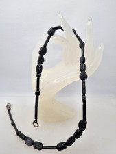 BLACK CORAL  CORALLO NERO   ARGENTO COLLANA  ETNICA COLLANA UOMO DONNA