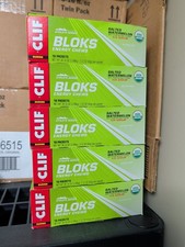  5 BOXES CLIF BLOKS - Salted Watermelon Flavor with 2X Sodium - Energy Chews