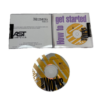 How To Get Started Microsoft Works CD 1993