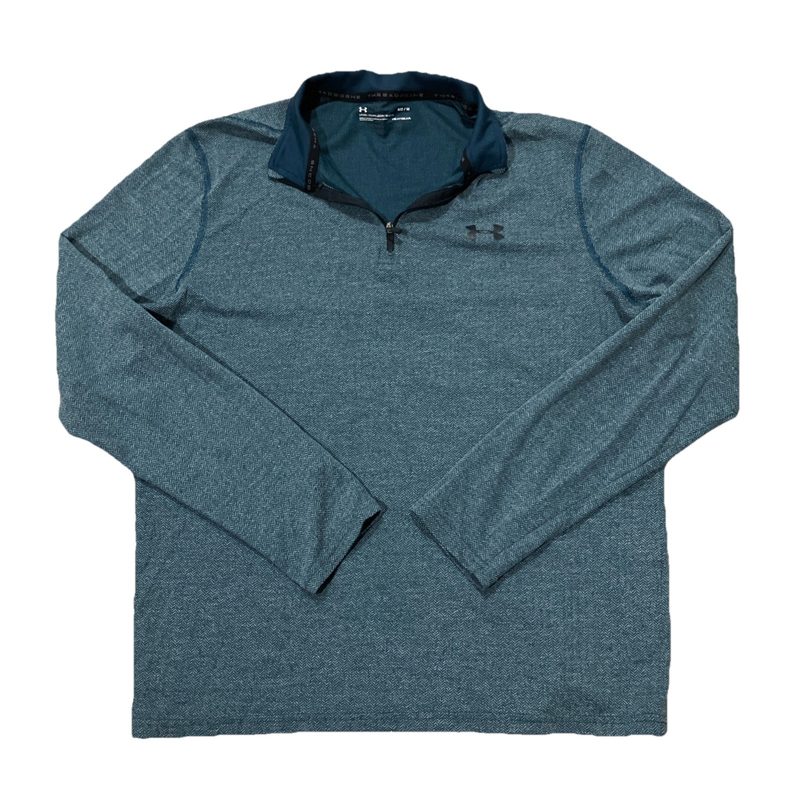 Under Armour Threadborne Pullover M Blue - image 1