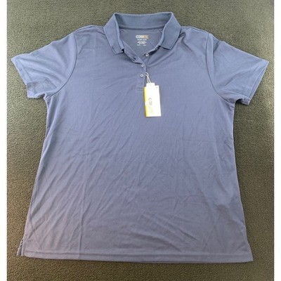 CORE365 Classic Navy Blue Ladies Polo Shirt XL TG Performance Dry Fit
