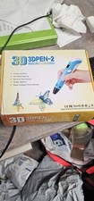 Pluma 3D-2 Dibuja tu Sueño, Pluma Impresora de Dibujo 3D Azul Nueva en Caja