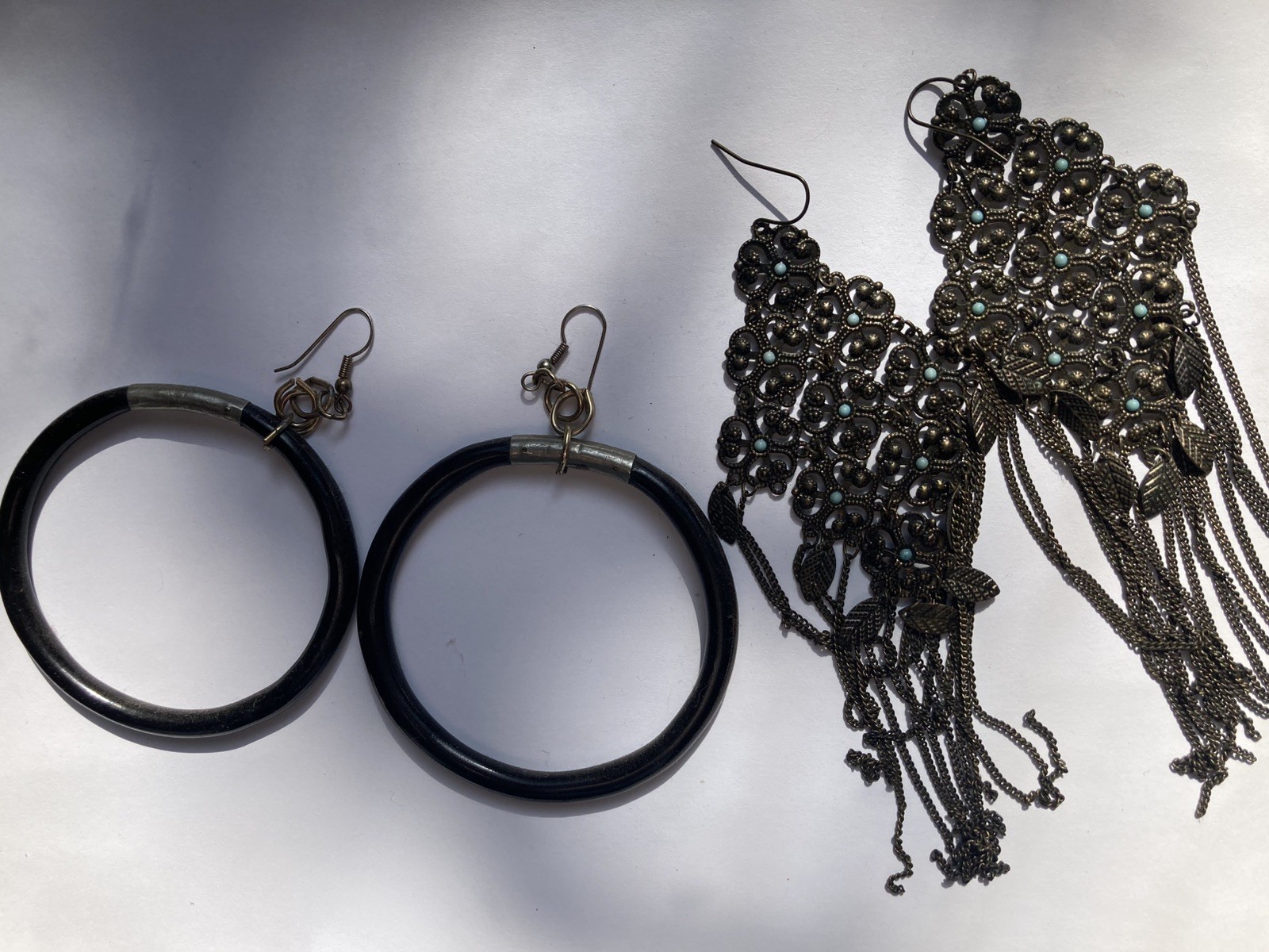 Statement Modernist Large Dangle Earrings India H… - image 3