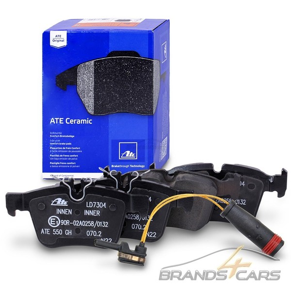 ATE Ceramic BremsbelÄGe Satz Hinten FÜR Mercedes C-KLASSE W205 S205 A205 C205-image