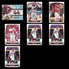 Cincinnati Reds Lot 7 Baseball Cards Bowman Scouts Top 100 Cam Collier NM MLB