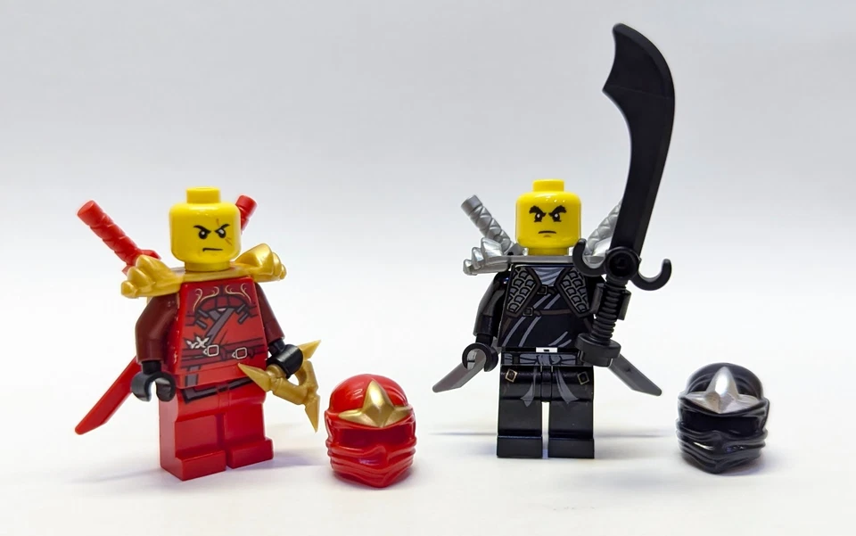 LEGO NINJAGO Kai ZX, Zane ZX, Cole ZX, Jay ZX, Wu FIGURE LOT, 9449, 9447, 2012 - Image 4 of 4