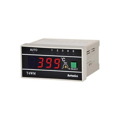 Autonics T4WM-N3NJ5C 5-Channel Temperature Indicator J-Type 110-220VAC