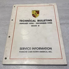 Porsche Factory Technical Bulletins 1990 Manual 911,914,924,930,944