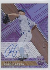 2019 Panini Elite Extra Edition Aspirations Purple /100 Ryan Garcia #50 Auto 1u6