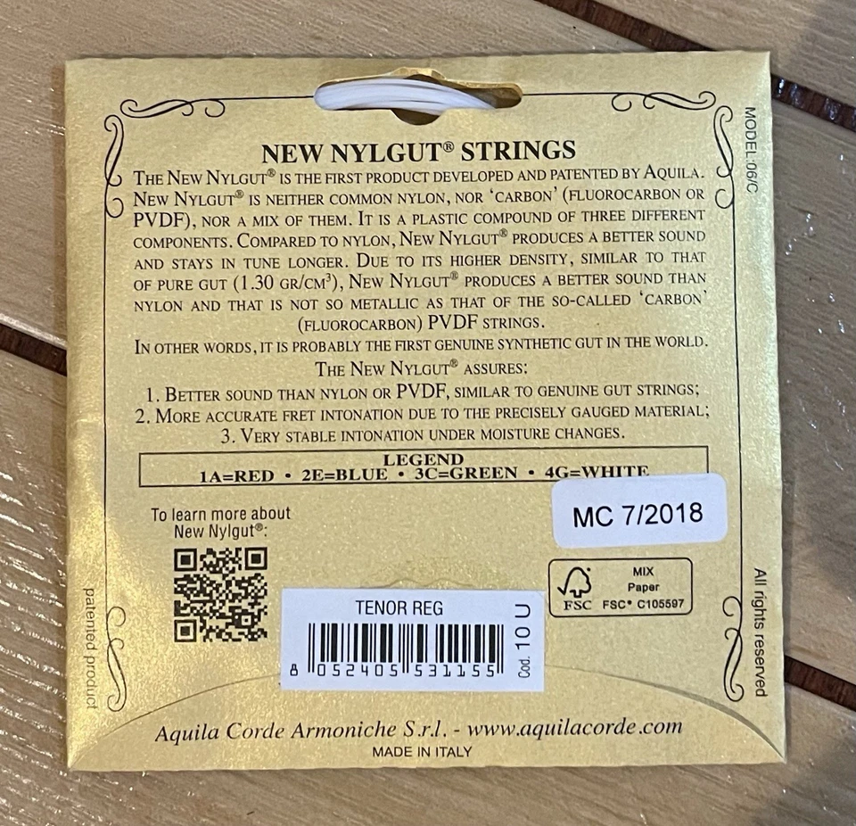 Aquila Tenor Ukulele Strings - Image 2 of 2
