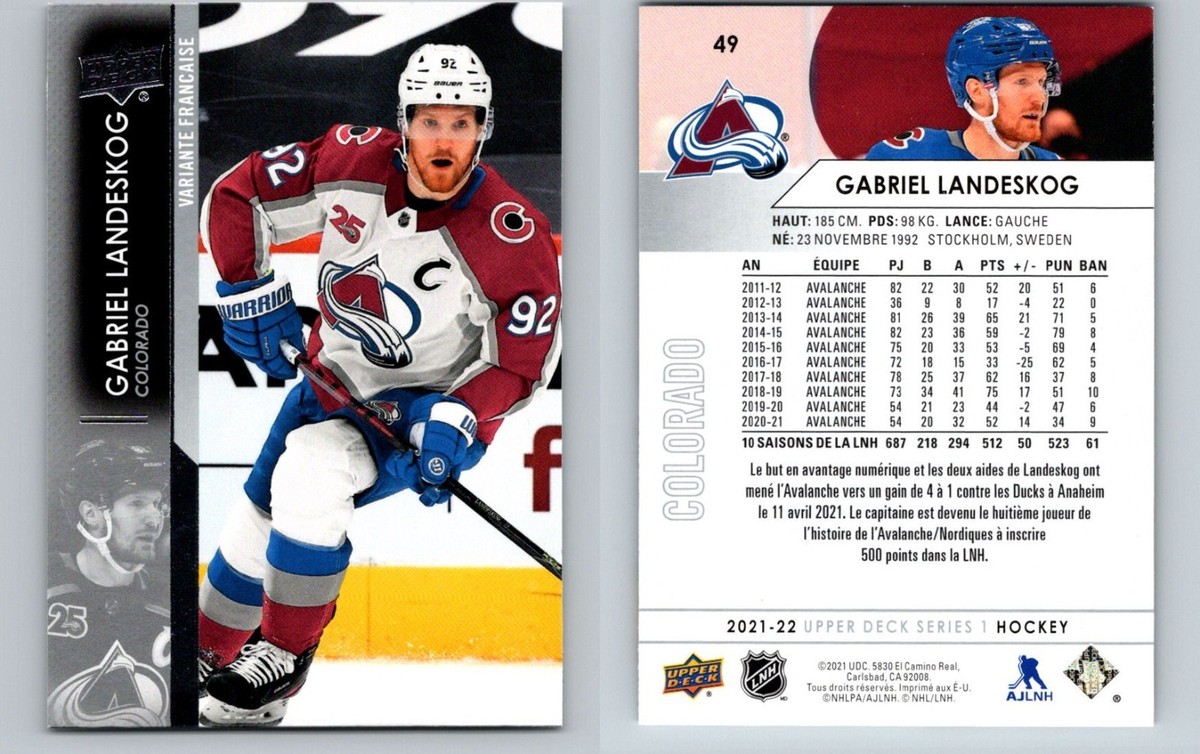 2021-22 UPPER DECK SERIES 1 BASE FRENCH PARALLEL CARDS 1-200 U-Pick List