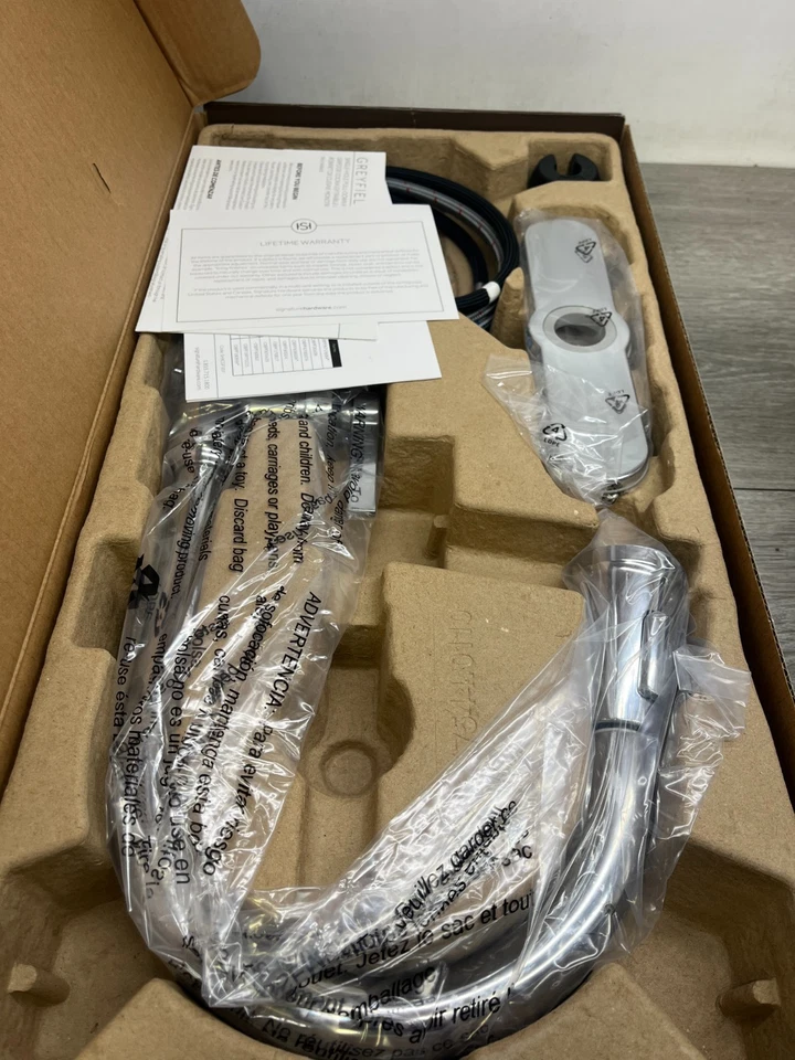 Signature Hardware SHXCGF107CP Greyfield Chrome Pull-Down Kitchen Faucet 1.8 GPM - Image 2 of 3