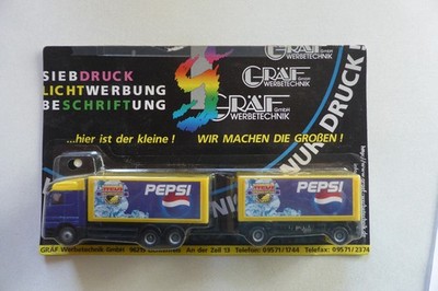 Modell LKW Truck  MB Actros  Werbung Pepsi Gräf Werbetechnik RK1