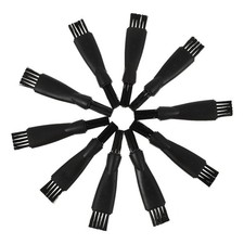 10Pcs Electric Shaver Cleaning Brushes for Daily Razor Care Black