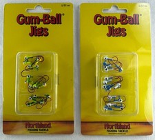 2 pk 15ct Northland Tackle Gum-Ball Fishing Jig Blood Red Hooks 1/32oz 2 Colors