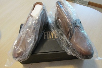 NIB Frye Men's Country Chukka Boots 10M Deerskin Leather Lined $300 COGNAC-NEW!!