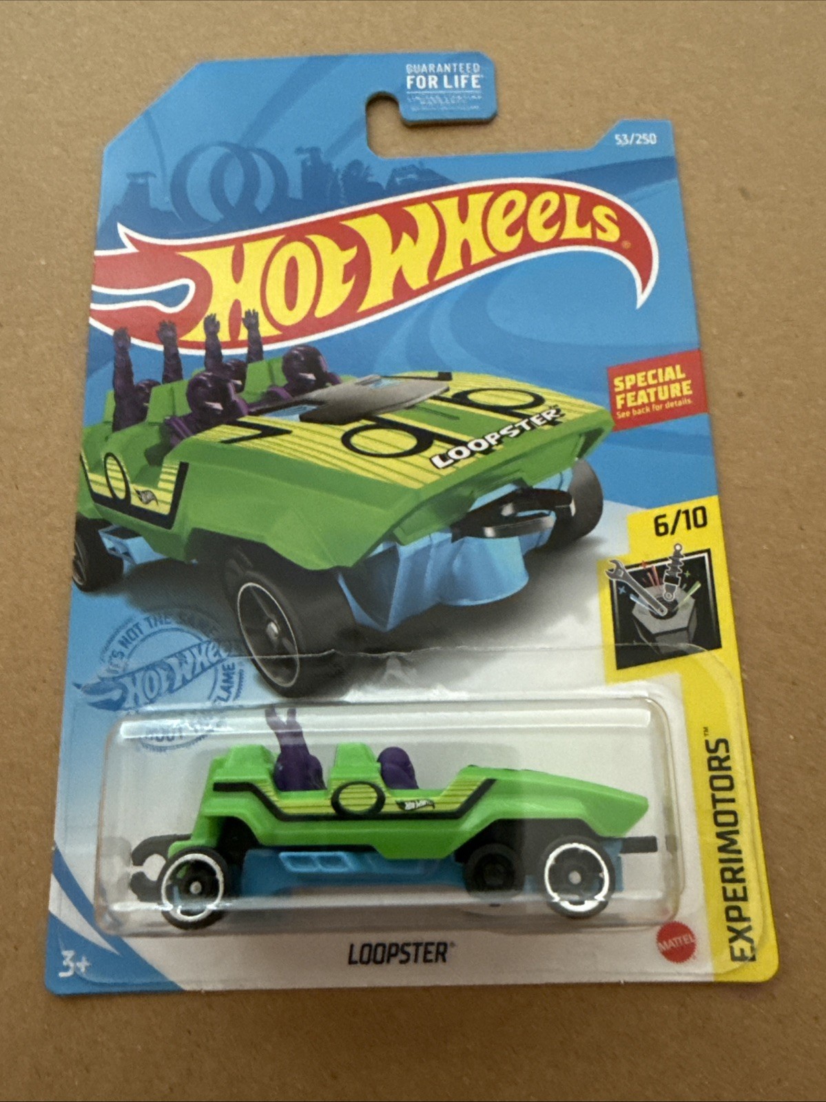 1 2021 Hot Wheels Experimotors Green Loopster