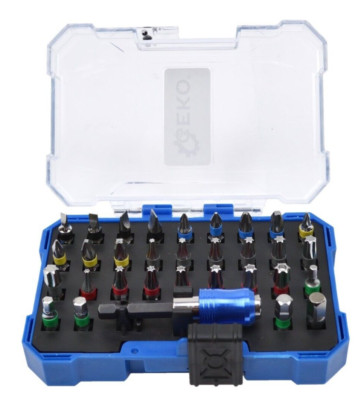 32-tlg. Bitsortiment Schraubendreher Bit Satz Profi Bitset Torx Schlitz PH PZ