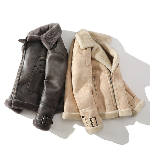 Winter Herren Kunstleder Ledermäntel Fleece dick Motorrad Jacken Mäntel - Bild 5 von 26