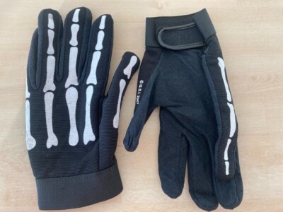 Hot Leathers Skeleton Mechanikerhandschuhe, S