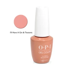 OPI UV/LED Soak off Gel Nail Polish GC I61 I'll Have A Gin & Tectonic 0.5oz 