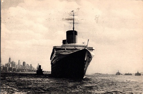 French Post Card 1939 - NICE SS Noremandie use - Picture 2 of 2