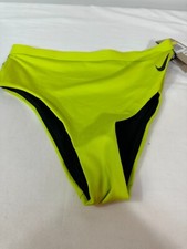 Nike Women s Sneakerkini High Waist Cheeky Bikini Bottoms XL Green New