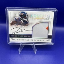 2016 National Treasures Colossal Signatures Prime /25 Jeremy Langford #19 Auto
