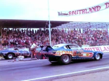 Richard tharp 1972 "Blue Max" Chevy Vega NITRO Funny Car PHOTO! #(21)