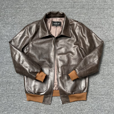 ジャケット・アウター 80s short real leather bomber jacket L 80s short real leather bomber jacket