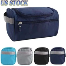 Men Women Travel Toiletry Bag Wash Kit Cosmetics Shaving Makeup Case Organizer