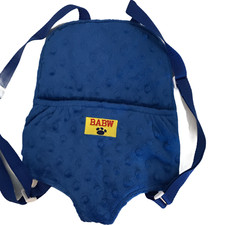 Build A Bear Workshop BABW Blue Plush Backpack Carrier Adjustable Strap BAB