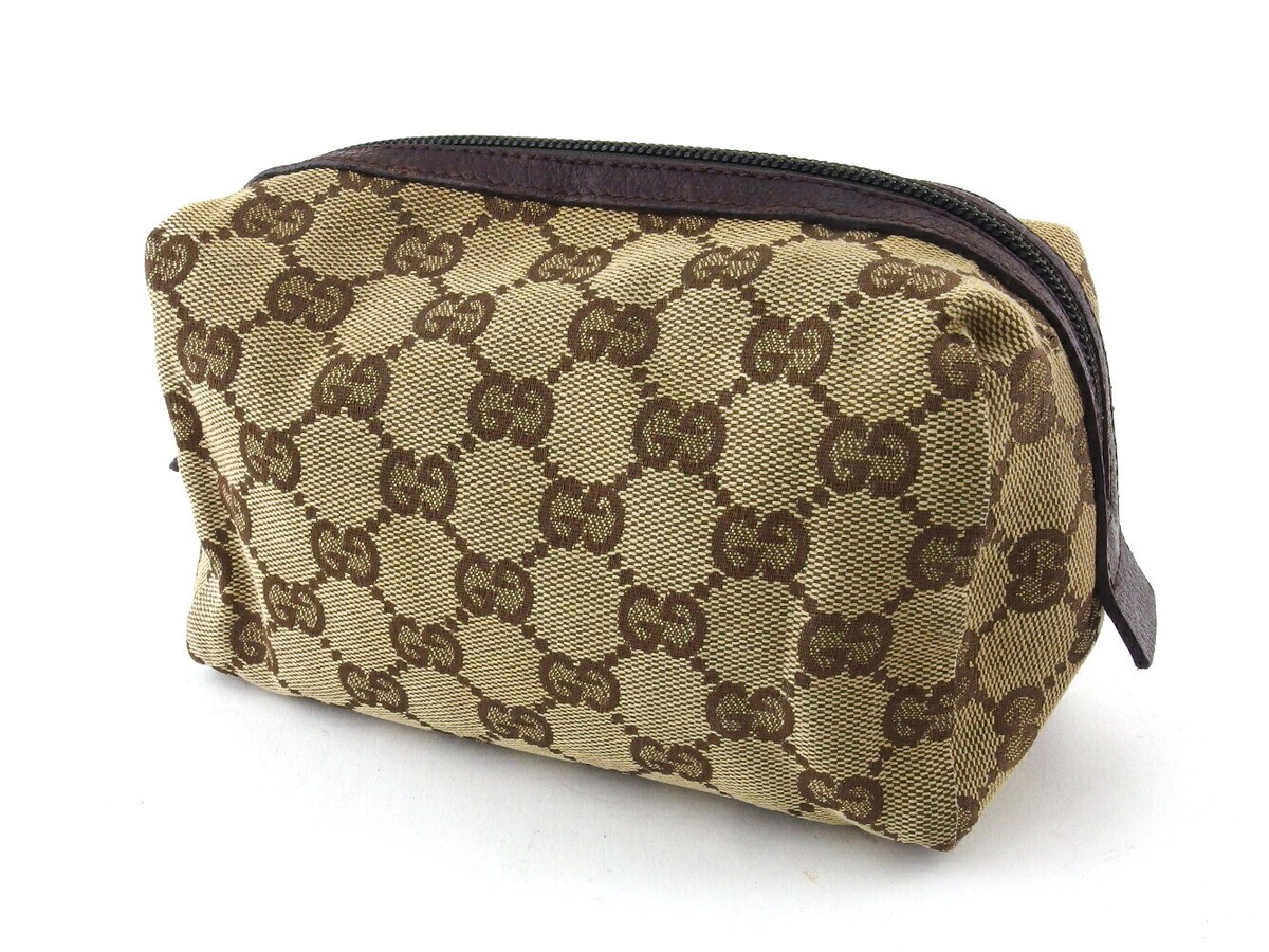 GUCCI グッチ ポーチ ベージュ系(総柄) - 4500425A0116 ベージュ系 GUCCI(グッチ) ポーチ(レディース) - 海外通販のBUYMA