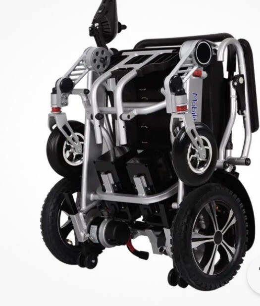 Mobility Plus Featherlite Folding Power Wheelchair Electric Feather