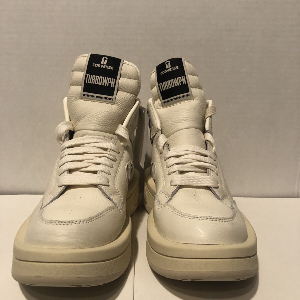 Size 8.5 - Converse X DRKSHDW TURBOWPN Rick Owens Egret Size 8.5 - Converse X DRKSHDW TURBOWPN Rick Owens Egret