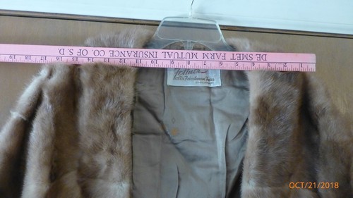 Royal Windsor Fur Stole Shawl Vintage Fettner Felix Friedman Furs Cincinnati  - Afbeelding 6 van 9