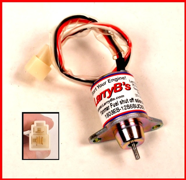 SA4562T John Deer, Yanmar Fuel Solenoid 1503ES12S5SUC5S, M806808