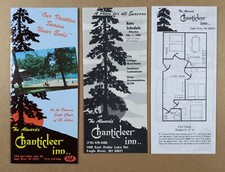 Chanticleer Inn Eagle River WI Brochure with 1983 Rate Schedule & Floor Plans