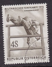 Austria 1973  Military Pentathlon Fine Used SG 1663 VGC