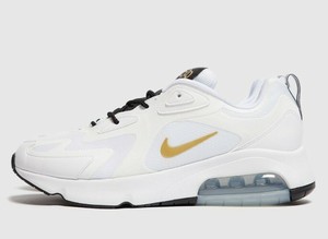 Nike Air Max 200 White Metallic Gold Black Mens Trainers UK 10.5 AQ2568 102  Bnib | eBay