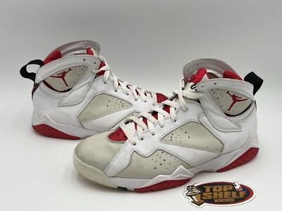 Air Jordan 7 Hare 2015 Size 9 Used Rare Retro Authentic White Red