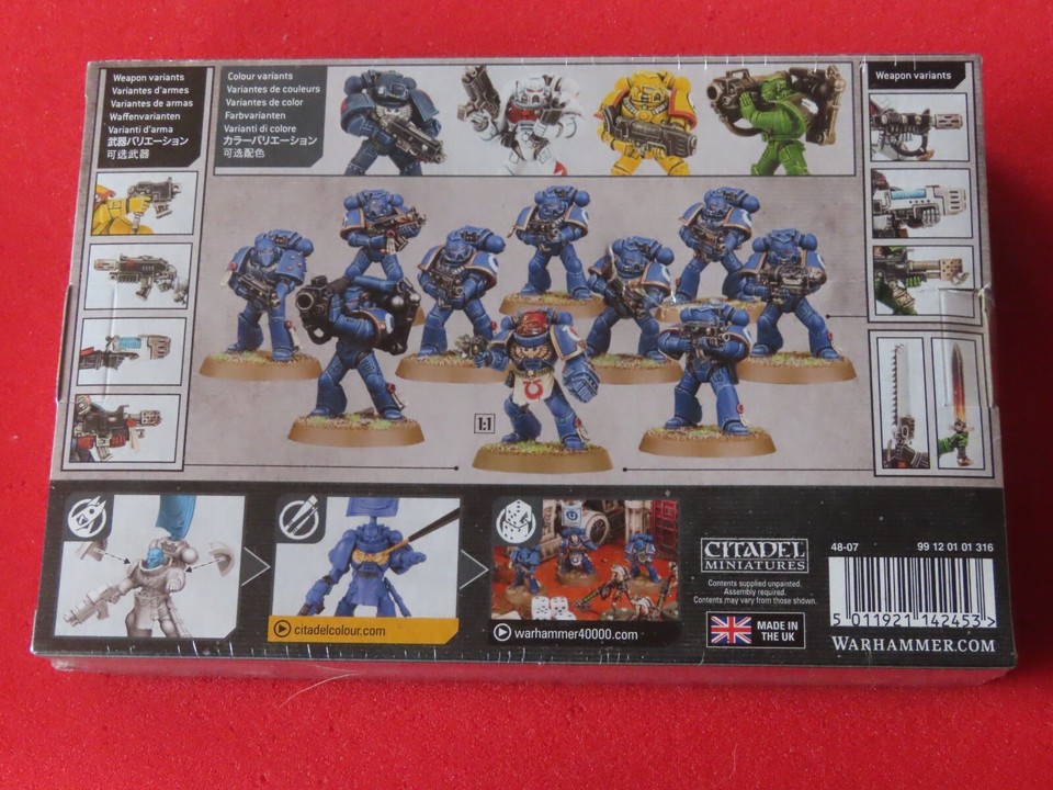 GAMES WORKSHOP WARHAMMER 40k Space Marine Devastators Squad Set Complet