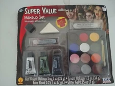 Rubies Super Value Halloween Cream Makeup Set Fake Blood Costume 20 Piece Set 