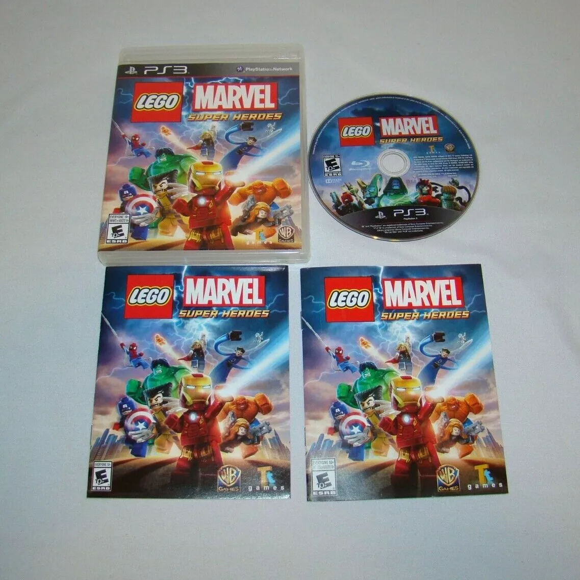 Lego Marvel Super Heroes Ps3 #3 (Sem Manual) (Com Detalhe) (Jogo