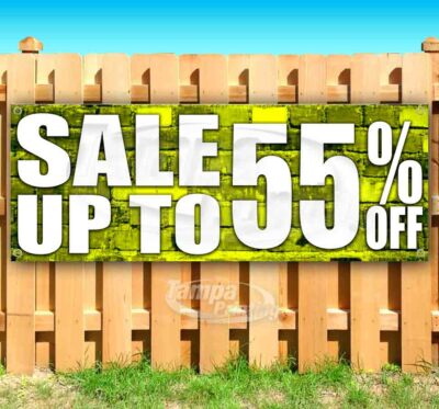 SALE UP TO 55% OFF Advertising Vinyl Banner Flag Sign Many Sizes USA DEALS