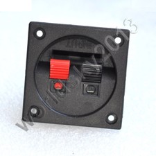 2pcs Square 2-Way Speaker Junction Box Speaker Terminal Binding Post 56mm 56mm