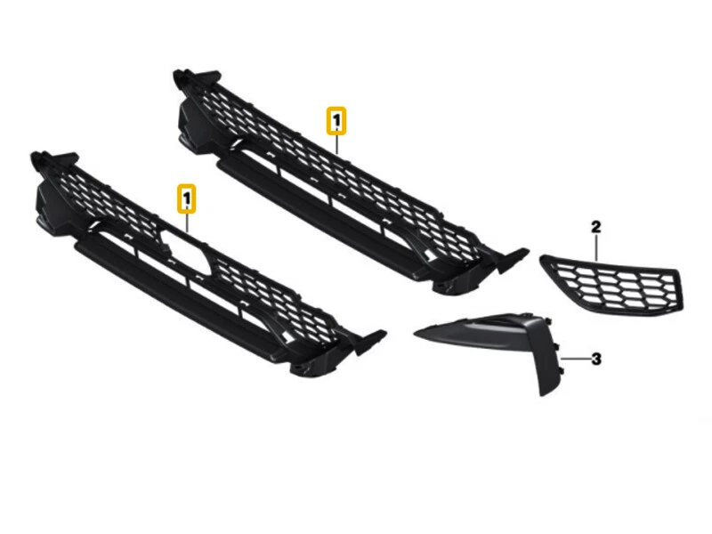 BMW X3 M F97 X4 M98 Front Bumper Centre Grille (JS) | eBay